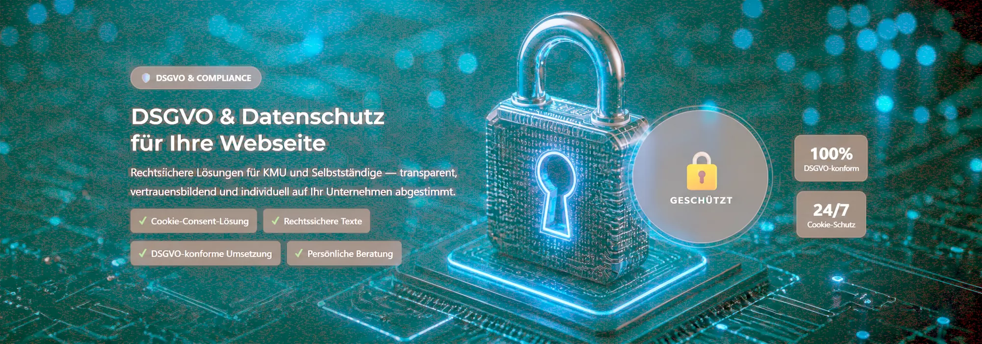 DSGVO & Datenschutz für Ihre Webseite