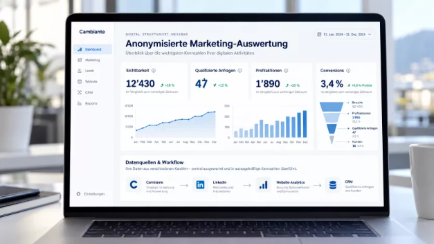 Auswertung digitaler Sichtbarkeit und qualifizierter Kundenanfragen