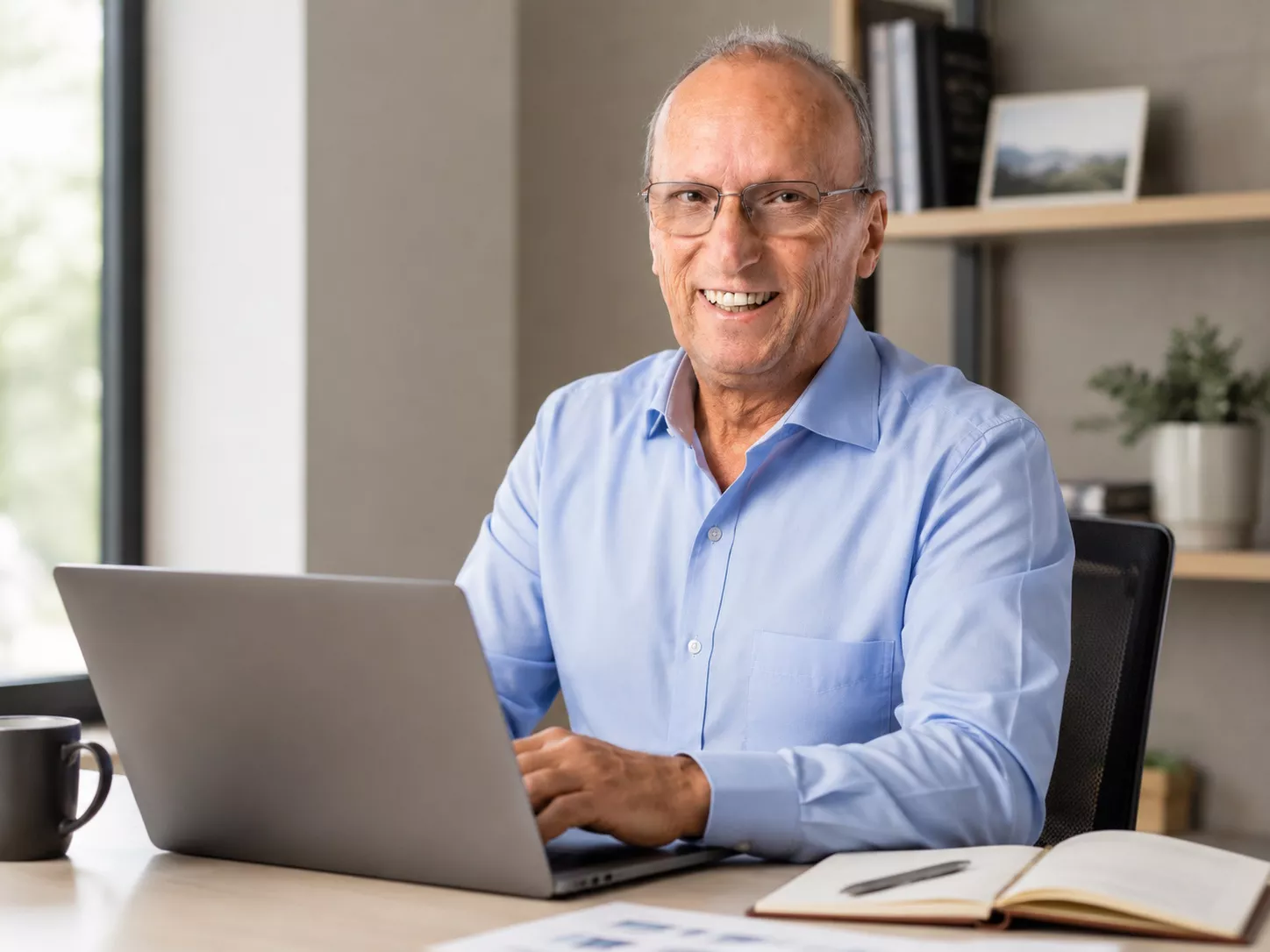 Hanspeter Brunner berät KMU bei ihrer digitalen Weiterentwicklung.